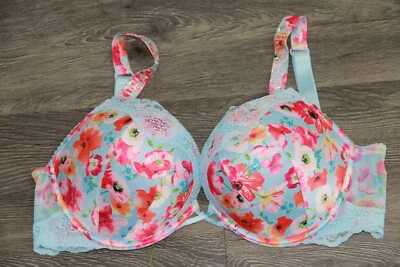 Sutiã VICTORIA'S SECRET Bombshell Add-2-cups cetim brilho alça push up tamanho 36 C - Imagem 1 de 3