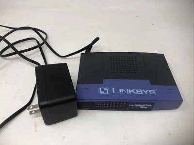 LINKSYS ETHERFAST 10/100 8-PORT WORKGROUP SWITCH EZXS88W - PREOWNED - Image 1 of 3
