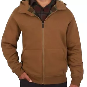 Coleman Men's Medium Sweatshirt Hoodie Jacket Fleece Lined Copper Full Zip Coat - Picture 1 of 11