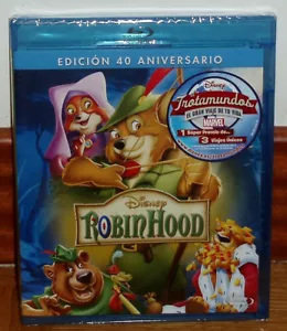Robin Hood 40 Aniversario Clasico Disney 21 NUEVO Blu-Ray Sellado Region A-B-C - Imagen 1 de 1
