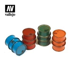 VALSC203 - Vallejo Scenics - 1:35 Civilian Fuel Drums - Picture 1 of 1