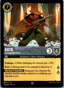 Disney Lorcana Raya - Unstoppable Force Ursula's Return Free Shipping! - Picture 1 of 1