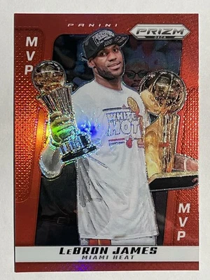 2024 Panini Prizm Deca Lebron James #289 Red Prizm Finals MVP Heat Lakers - Image 1 of 2