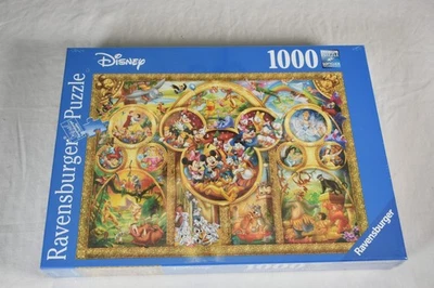 Rompecabezas Ravensburger Disney marco dorado 1000 piezas - collage de personajes Foto 1 de 3