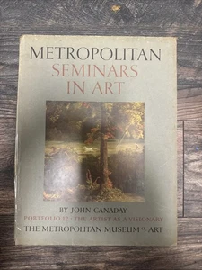 Metropolitan Seminars in Art Portfolio 12 Artist as a Visionary Hardcover 1959 - Picture 1 of 3
