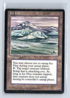 ICE FLOE – MTG Magic the Gathering Card – Ice Age – Uncommon - Image 1 of 4
