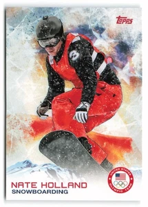 2014 Topps U.S. Olympic & Paralympic Team & Hopefuls #46 Nate Holland USA - Picture 1 of 2