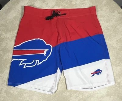NWT FOCO Buffalo Bills Red White Blue Board Shorts Size 36 1208 - Image 1 of 4