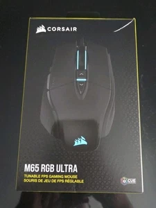 Corsair M65 RGB Ultra Tunable FPS Gaming Mouse Marksman 26,000 DPI Optical Senso - Afbeelding 1 van 4