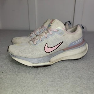 Women's Size 8 Nike ZoomX Invincible Run FK 3 Sail Blue Soft Pink FJ7727 161 - Picture 1 of 12