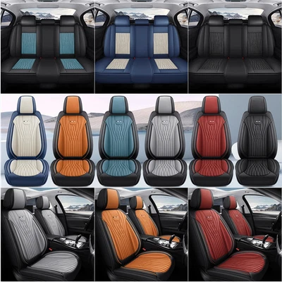 For BMW 120i 220i 320i 430i 530i 740i 750i 5-Seat full Set PU Leather Seat Cover - Image 1 of 4