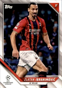 2021-22 Topps UCL Collection - Zlatan Ibrahimovic #52 - Picture 1 of 2