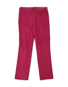 ARMANI Womens Straight Jeans W31 L31 Purple Cotton DO72 - Picture 1 of 5