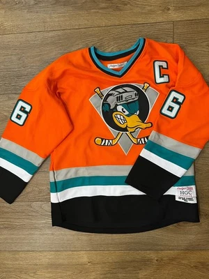 Camiseta deportiva naranja hockey clásicos XL de MIGHTY DUCKS (Conway) Headgear Foto 1 de 4