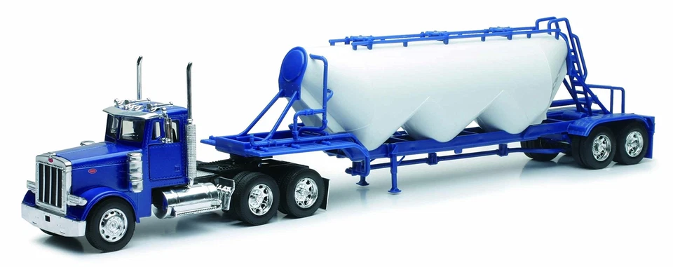 NewRay 10583 "peterbilt 379 Pneumatic Model Dry BULK Trailer