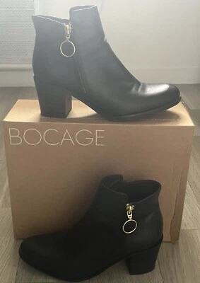 Bottines BOCAGE, en cuir ,Pointure 38 - Photo 1/4