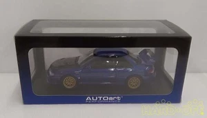 Autoart Scale size 1/18 78603 Subaru Impreza 22B Blue Used With box From JAPAN - Picture 1 of 5