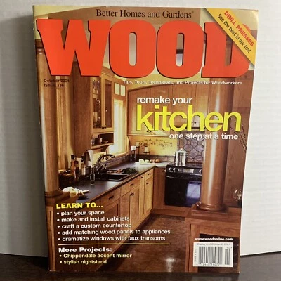 Wood Magazine October 2001 Remake Your Kitchen One Step At A Time - Image 1 of 4