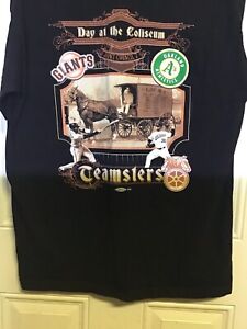 international brotherhood of teamsters  Giants  A’s Vintage  T-Shirt