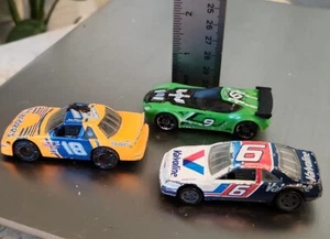 3 Matchbox 1990 Chevy Lumina Hardees Orange #18 Needs #6 Valvoline #9 Nerve Hame - Picture 1 of 8