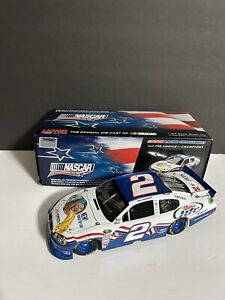 Brad Keselowski 2012 #2 Miller Lite Red White And Blue Pop Can 1/24 Autographed