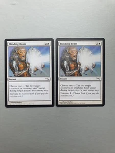 Blinding Beam x2 , MTG Mirrodin (2003). Common White Instant NM - Picture 1 of 2