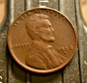 1938-D Lincoln Wheat Cent 1c. (#8674) - Picture 1 of 2