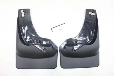 NEW WeatherTech No Drill Mud Flaps Front Set 110098 Silverado 1500 2019-2024 - Image 1 of 4