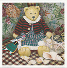 Helene Corriveau Teddy Bears Tresors d’enfants Set of 2 13x13 in