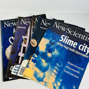 New Scientist Magazines Lot Of 5 Bulk Bundle 1990s - Picture 1 of 6