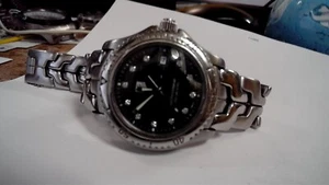 TAG HEUER Link Professional WT1115 11P diamante esfera negra cuarzo para hombre_846122 - Imagen 1 de 5