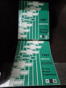 Juego de 2 manuales de servicio originales Chevrolet Chevette 1987 - Imagen 1 de 3