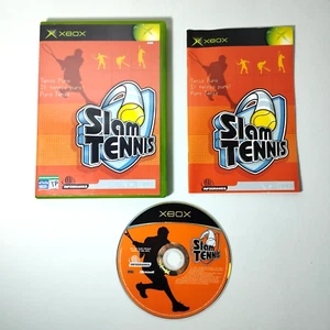 Slam Tennis Microsoft Xbox Game Infogrames PAL ITA With Manual - Picture 1 of 9