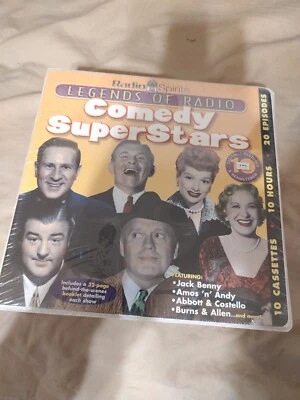 Legends Of Radio Comedy Superstars 10 Cassette Tape Set Radio Spirits NEW SEALED - Image 1 of 2