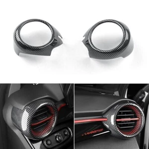 For Chevrolet Trax 2024 Carbon Fiber Car Dashboard side Air Vent Cover Trim - Picture 1 of 6