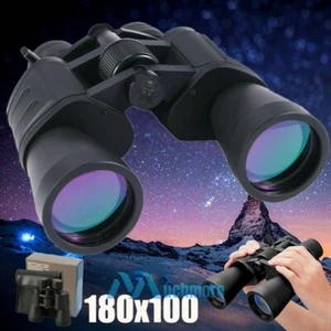 Military Zoom 180x100 High Power Binoculars Day/Night Long Range HD Telescope US - Picture 1 of 18