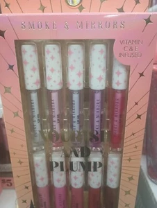 NEW Smoke & Mirrors 10 Piece Flower Lip Balm and Botanical Lip Oil Set - Picture 1 of 2