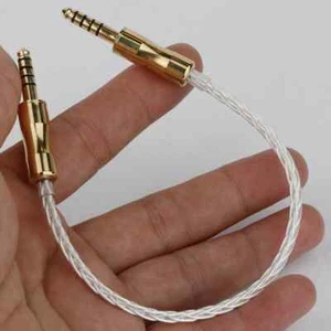 Cable para auriculares de audio HIFI cristal único cobre doble cable macho equilibrado de 4,4 mm - Imagen 1 de 6