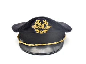 Air France Air Inter casquette aviation pilote Codt bord 50's airplane pilot cap - Imagen 1 de 10