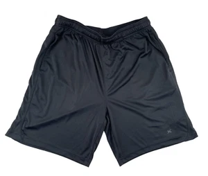 Pantalones Cortos Xersion Para Hombre L Negros Elastizados Cintura Elástica Cordón Atlético - Imagen 1 de 8