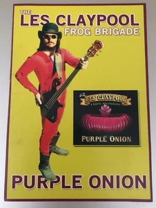 Vintage Les Claypool Frog Brigade Album Sticker - Purple Onion 2002 Primus Rare - Picture 1 of 1