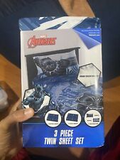 Marvel Avengers "Black Panther" 3 Piece Twin Bed Microfiber Sheet Set