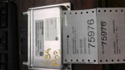 01 02 03 BMW 530I ENGINE ECM ELECTRONIC CONTROL MODULE FROM 3/01 83648 - Image 1 of 2