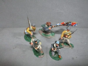 Lote de 6 soldados de juguete rebeldes del sur de plástico pintado de la Guerra Civil CONTI 1:32 54 mm (1) - Imagen 1 de 1