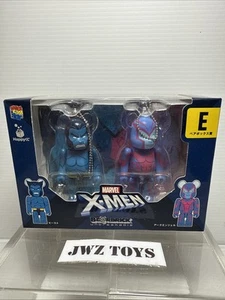 NIB Bearbrick x X-Men Happy Lottery Beast & Archangel 2 Pack - 100% - 265 - Picture 1 of 10
