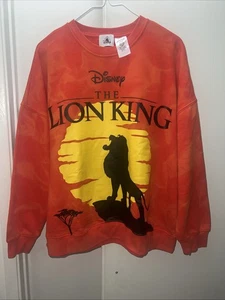 Neu Disney Der König der Löwen Simba 30th Anniversary rot Pullover Sweater Gr. Medium - Bild 1 von 5