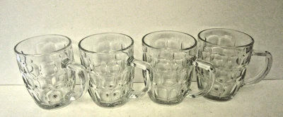 Gibson Home Great Foundations Collection 4 Piece Glass Beer Mug Set - 16 oz - Image 1 of 4
