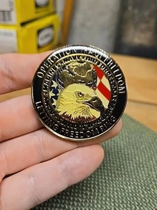 OPERATION SALUTE Iraqi Freedom Anheuser-Busch Numbered 50mm Challenge Coin - Picture 1 of 24