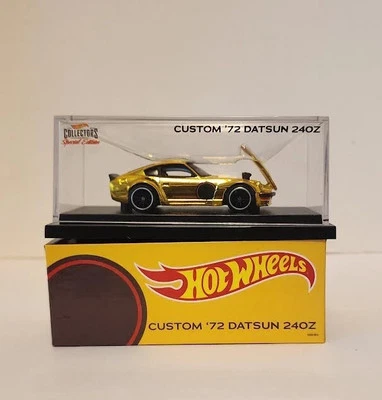 Hot Wheels RLC Custom 1972 Datsun 240Z GOLD Limited Edition - Image 1 of 3