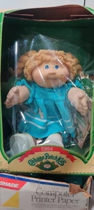 Cabbagepatch Kids 1984 vintage - set di 2 bambole con scatola. La scatola è recuperabile  - Foto 1 di 2